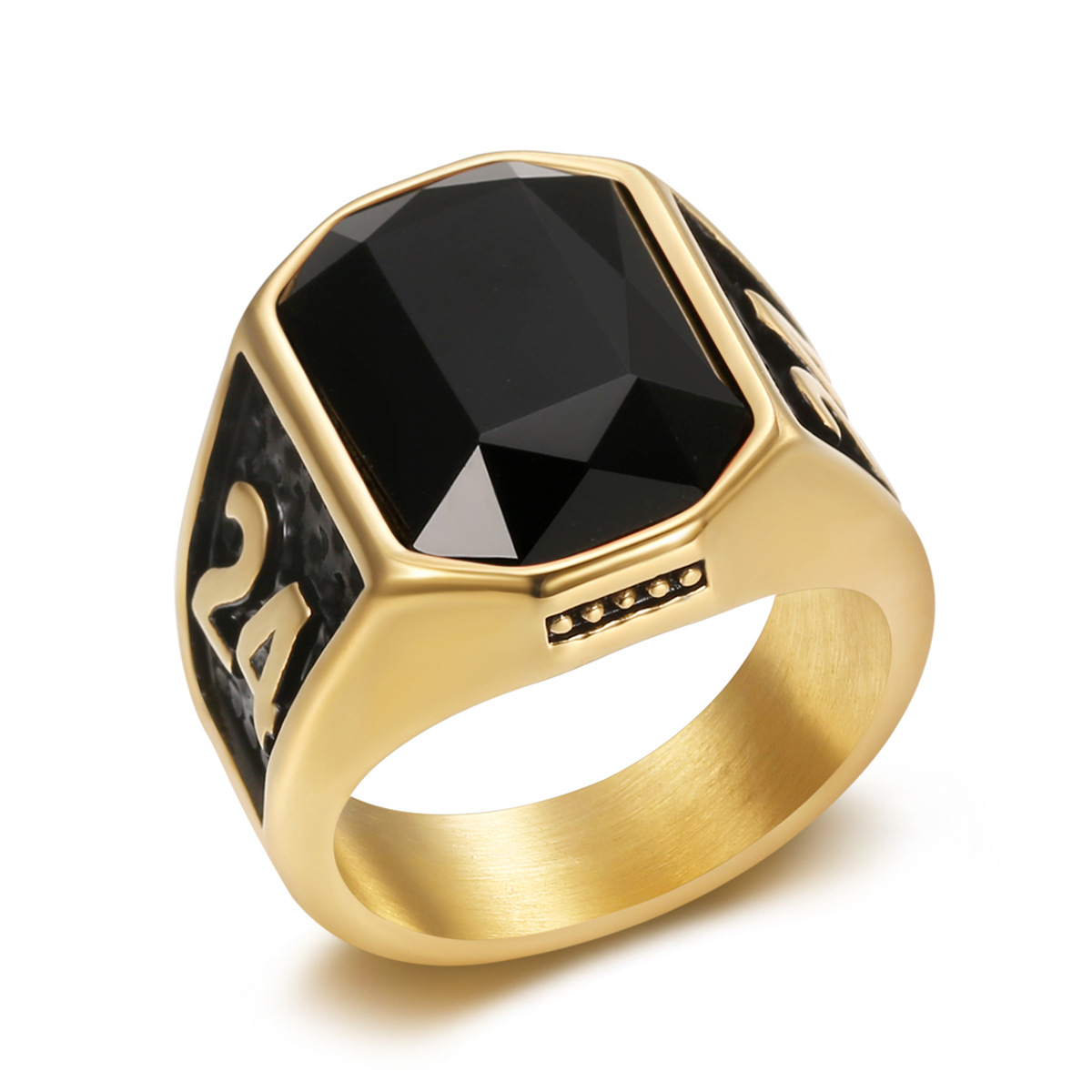 Gold black US Size #14