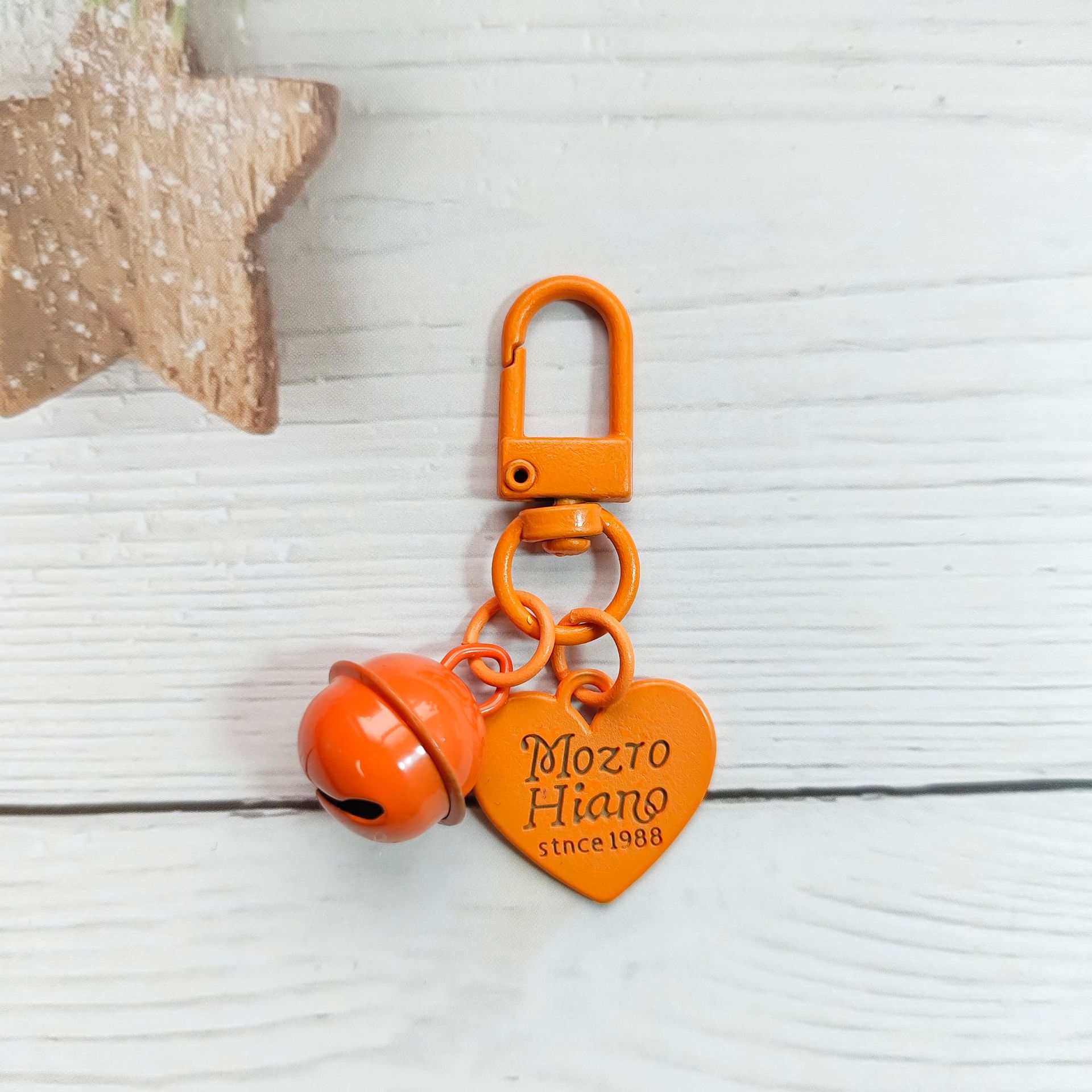 7:Orange 18mm bell   alloy love piece