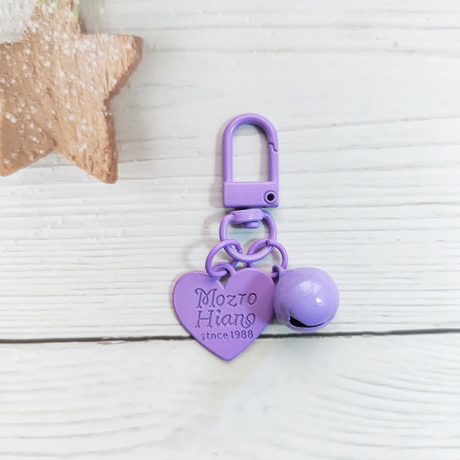 12:Purple 14mm bell   alloy love piece
