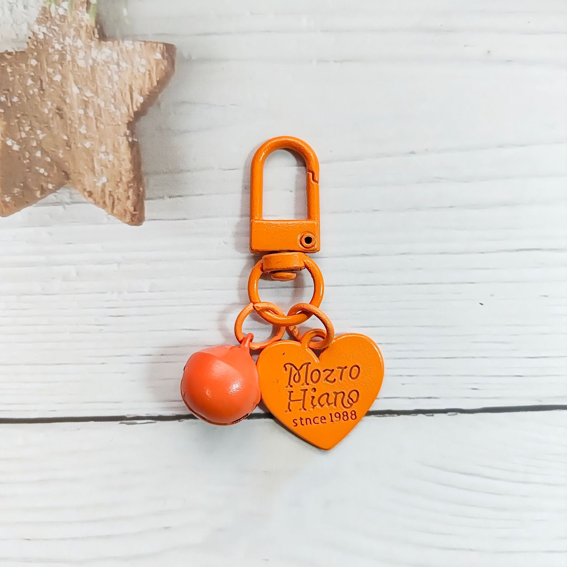 17:Orange 14mm bell   alloy love piece