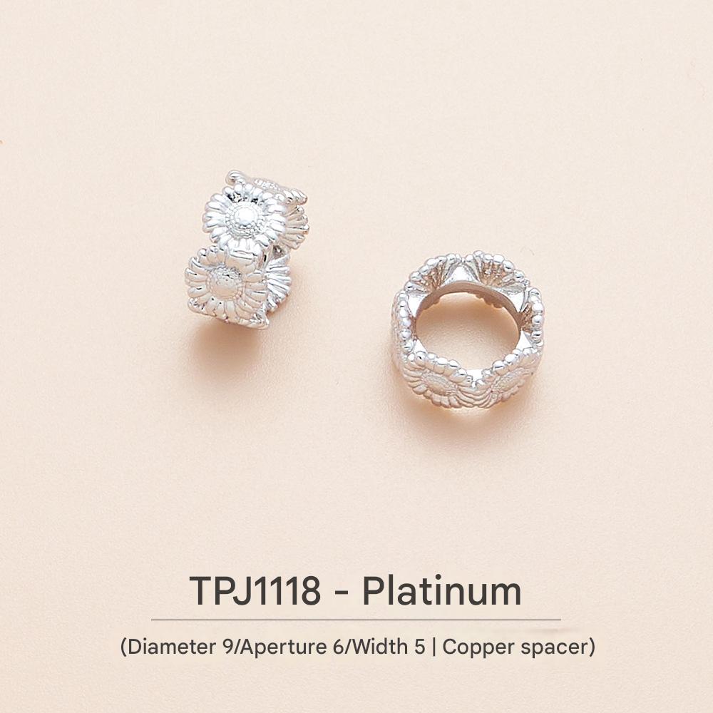 Tpj1118-platinum (diameter 9/aperture 6/width 5)