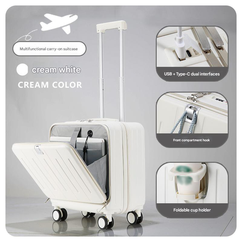 Shell white [multi-purpose open box with bag hanging in front]