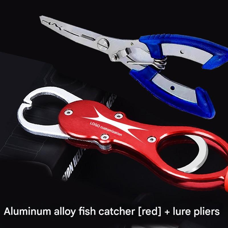 new aluminum alloy fish controller [red] long plier
