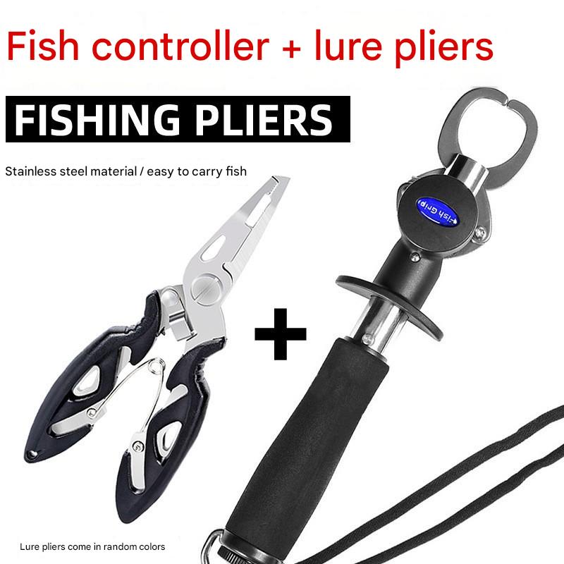 pliers and fish controller with ruler and scale