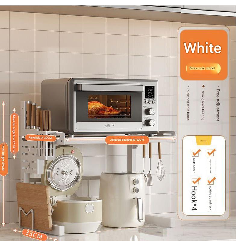 white style flagship model [long height adjustable] double layer  3 large pieces