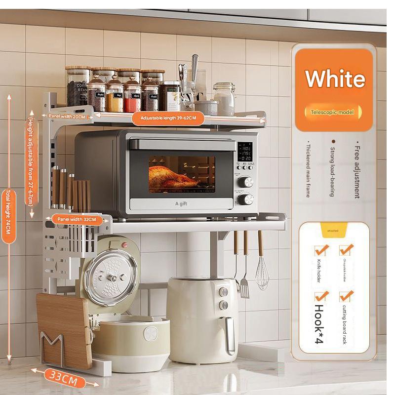 white style flagship model [long height adjustable] three layers  3 large pieces