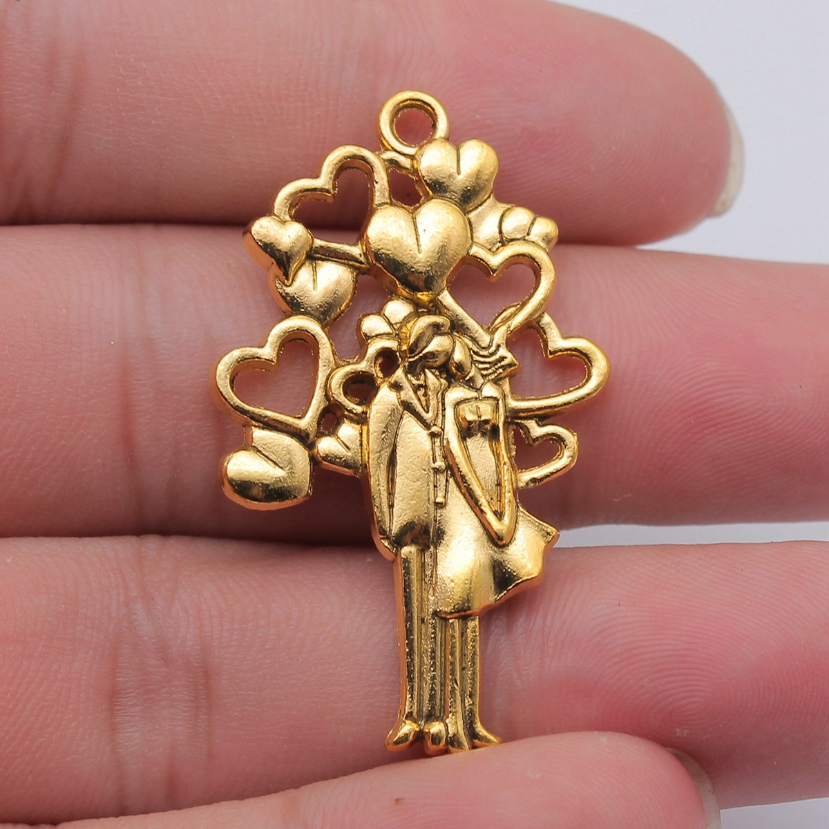 2:antique gold color