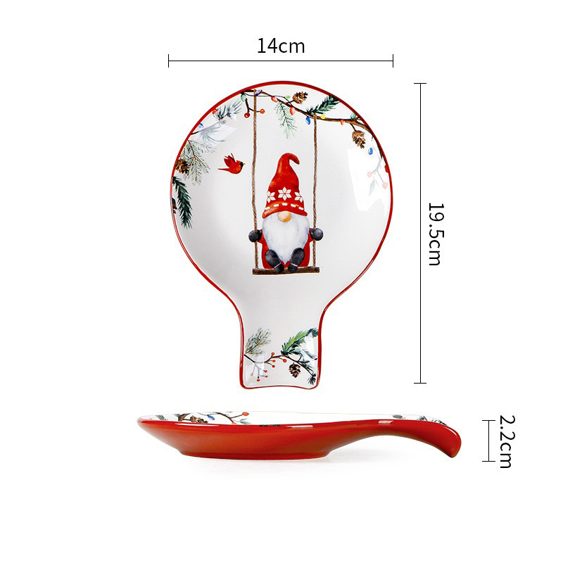 Christmas gnome dish