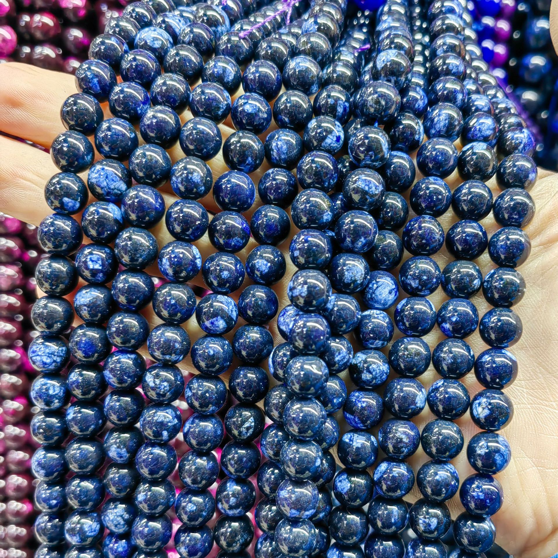 Three Lives Stone - Blue 4mm