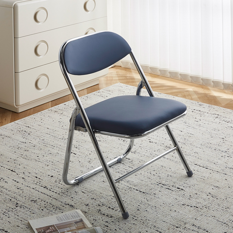 Electroplating-navy blue-thick leather