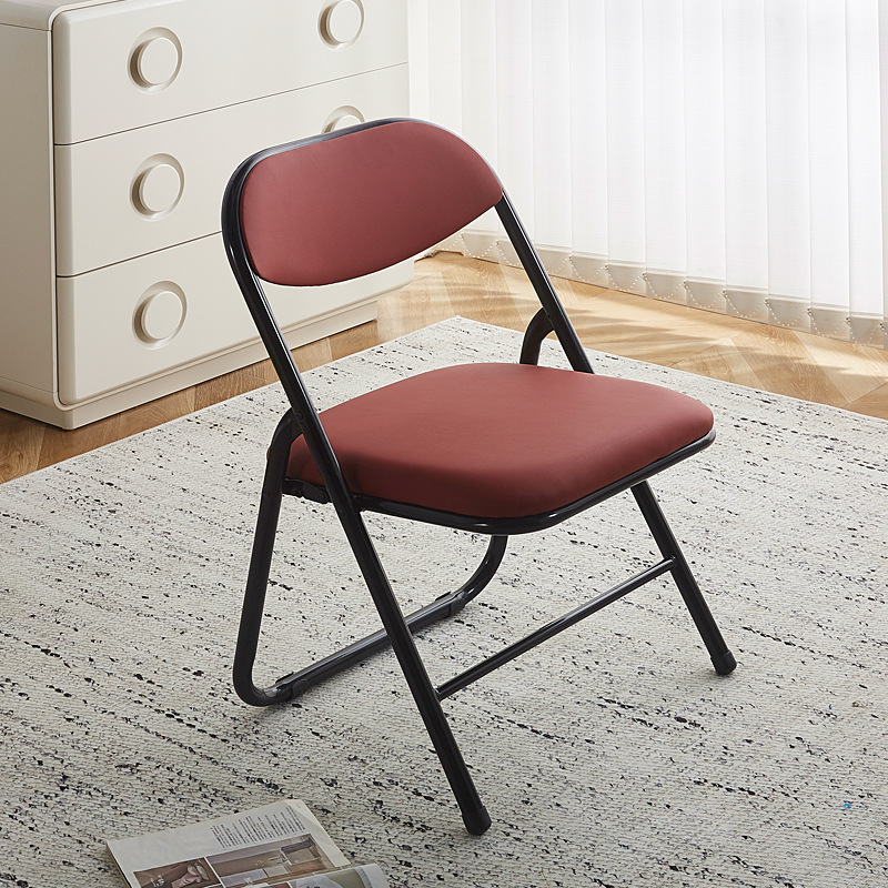 Black-burgundy-thick leather