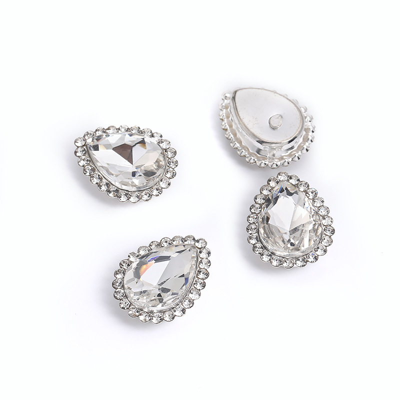 3:Water drop white 10x14mm