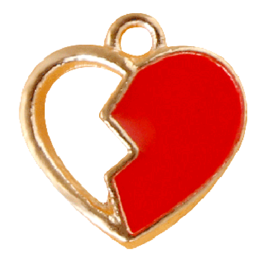 1:Golden hollow heart