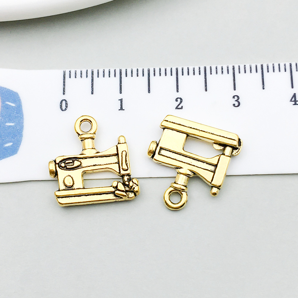 3:1 ancient gold sewing machine 15*16mm