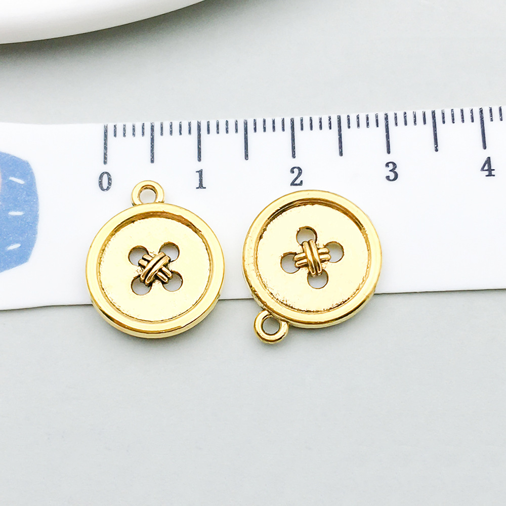 8:1 ancient gold button 14*17mm