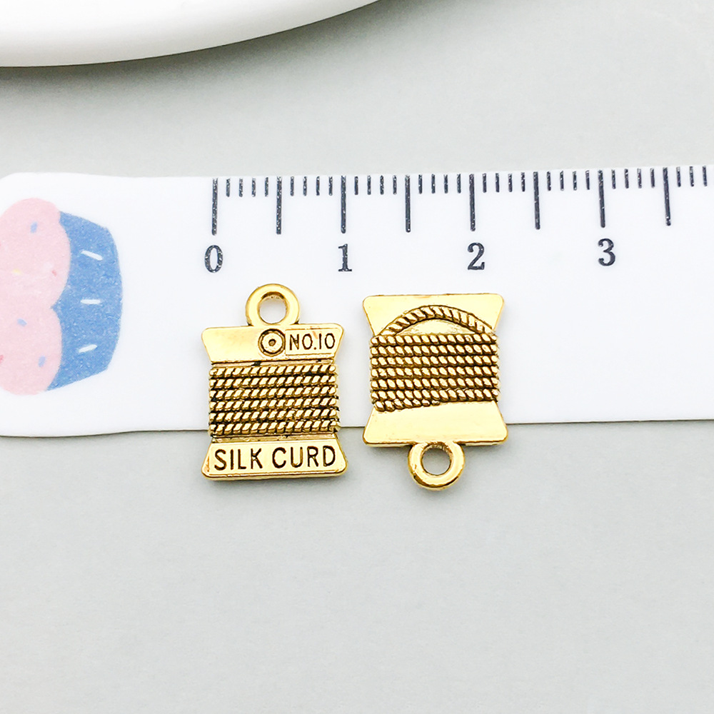 13:1 ancient gold thread shaft 10*15mm