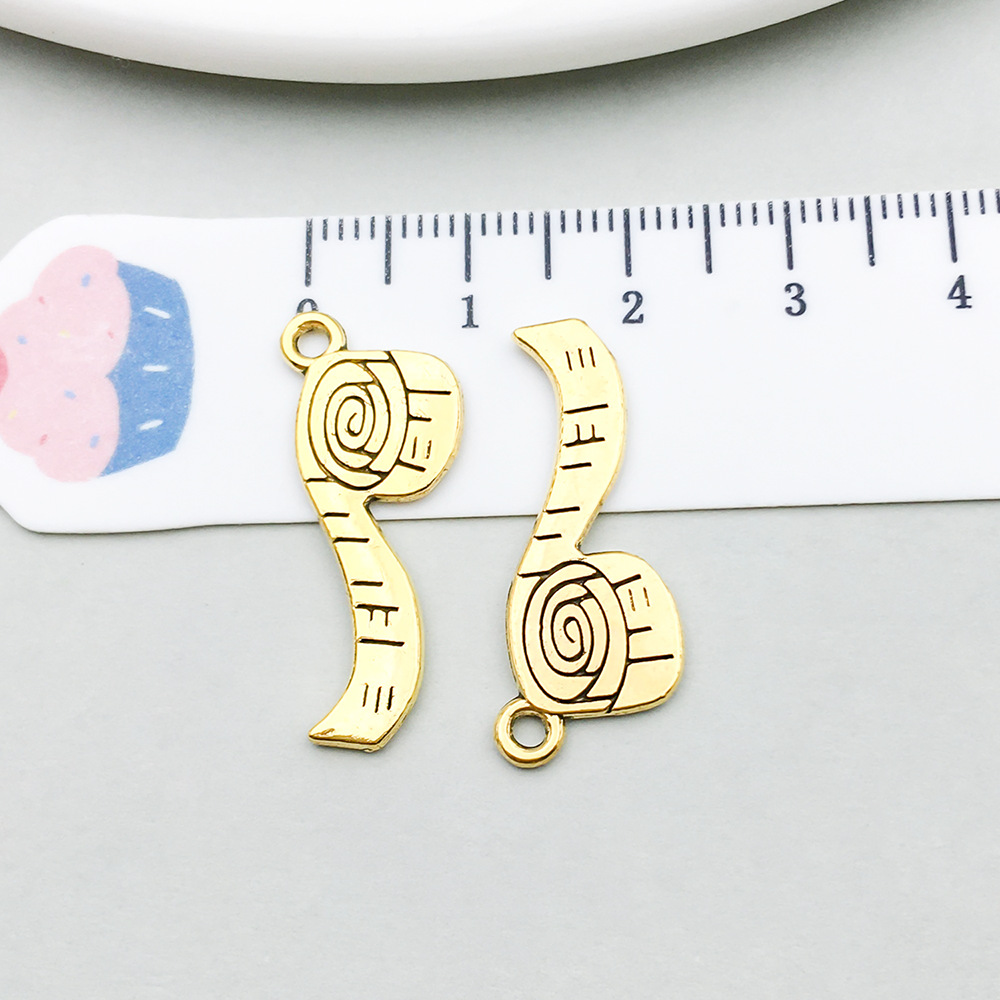 14:1 ancient gold measuring tape 11*27mm