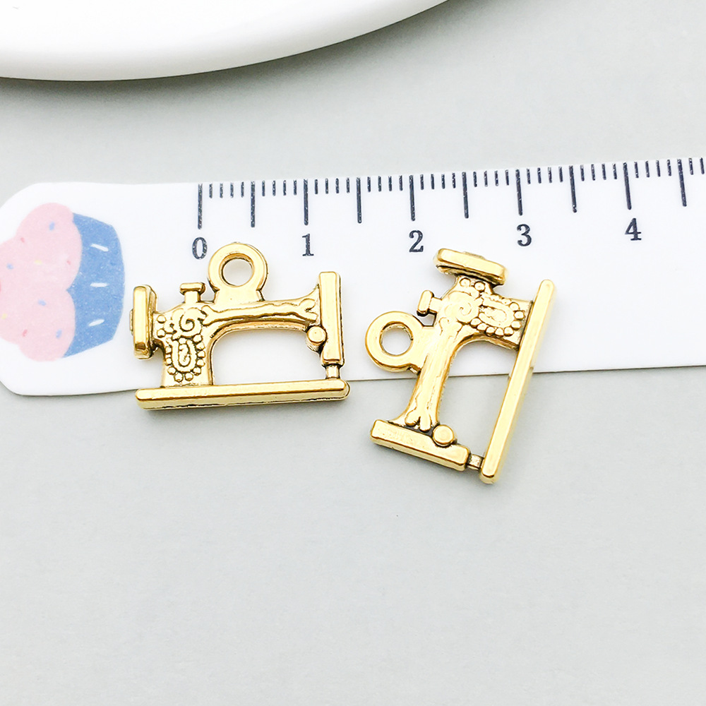 16:1 ancient gold sewing machine 19*15mm