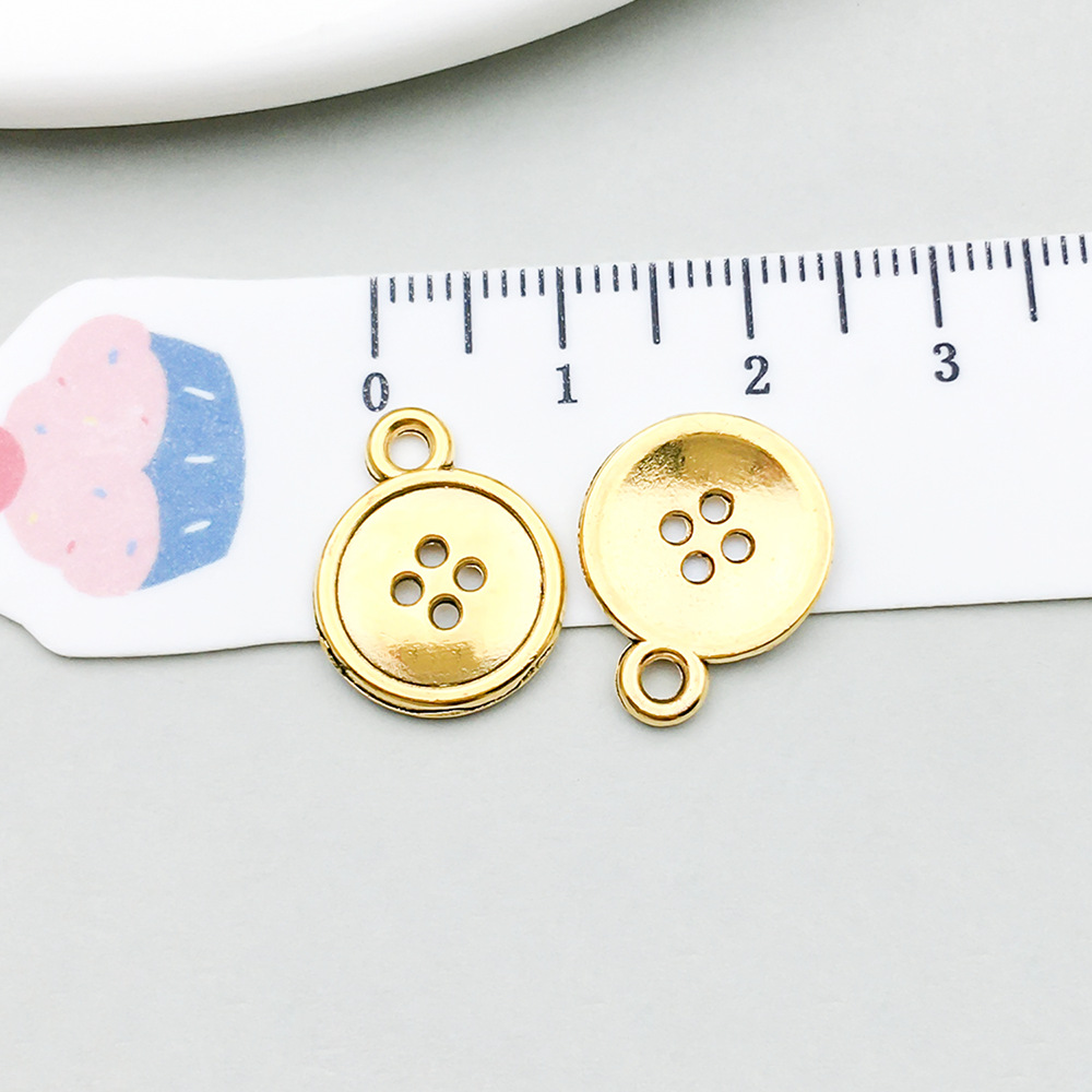 21:1 ancient gold button 13*16mm-