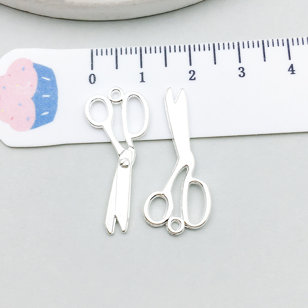 8:1 bright silver scissors 13*29mm