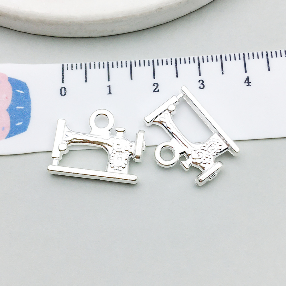 14:1 bright silver sewing machine 19*15mm