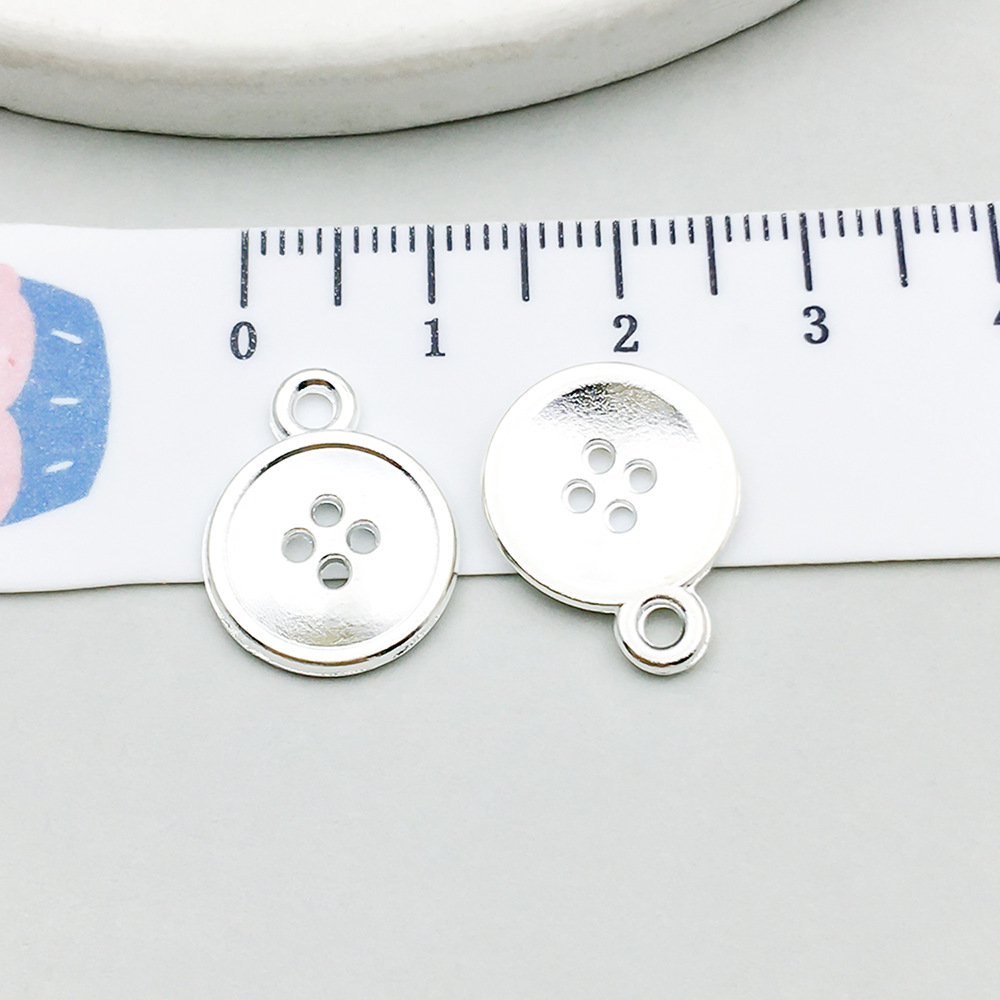 20:1 bright silver button 13*16mm