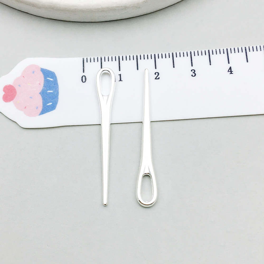 21:1 bright silver needle head 5*38mm
