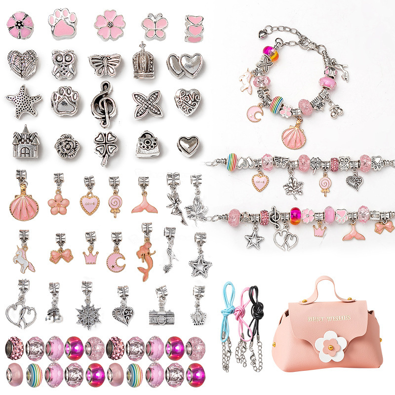 1:Pink (pink handbag)