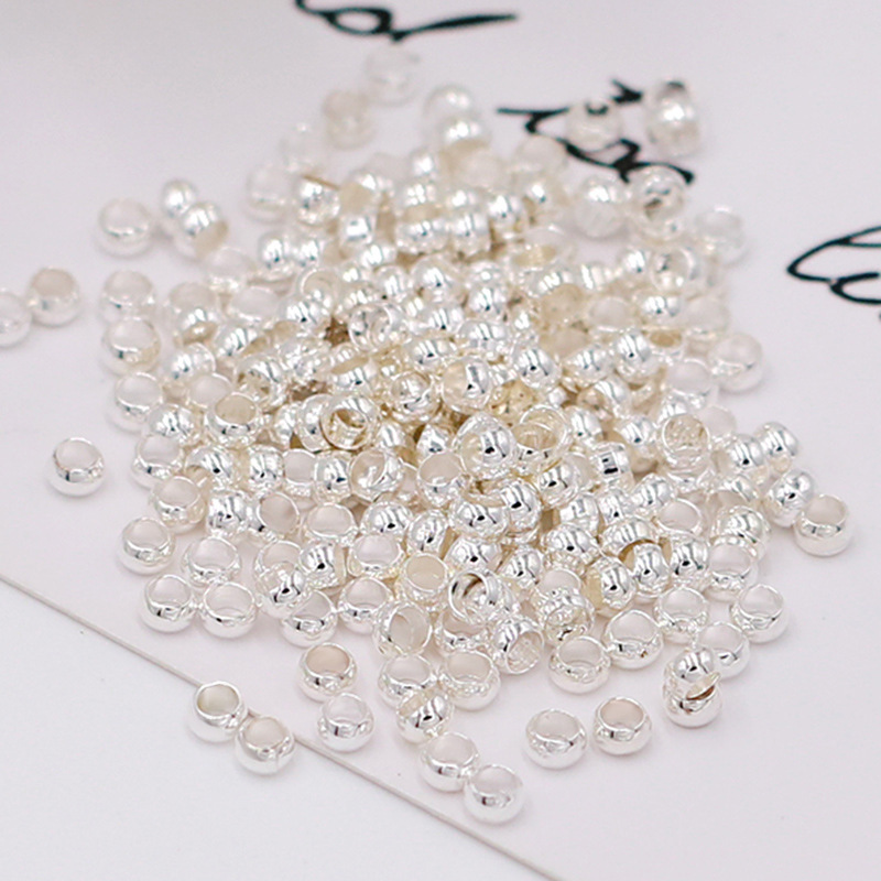 Thick silver 2mm/100pcs