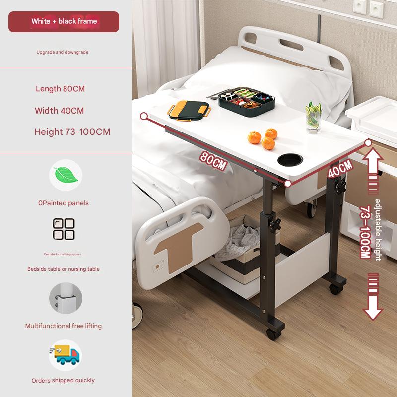 white table and black