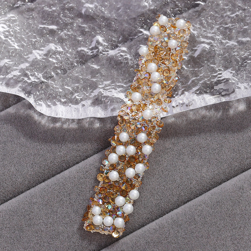 15:15 Transparent Light Brown Coffee Diamond [with Pearl]]