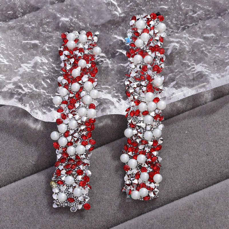 20:20 solid color big red diamond [with pearls]]