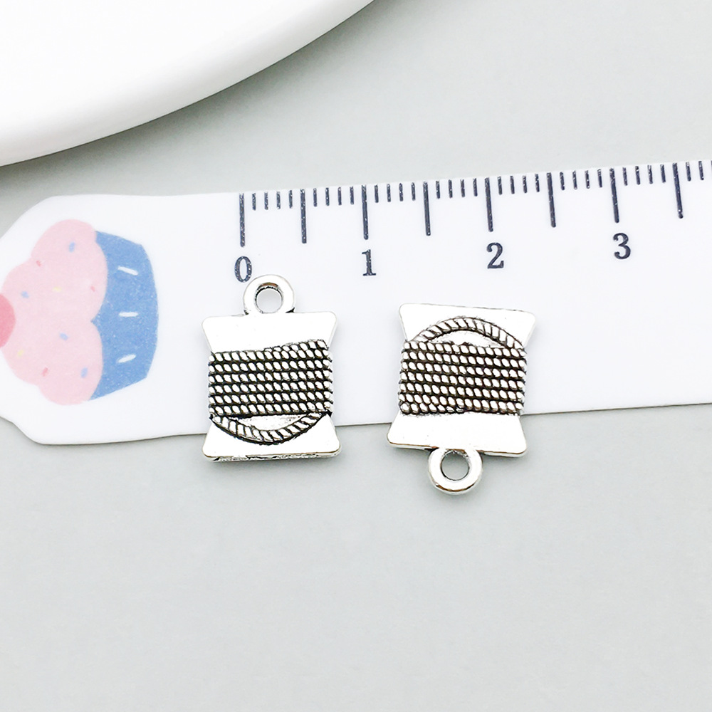 8:1 ancient silver spool 10*15mm