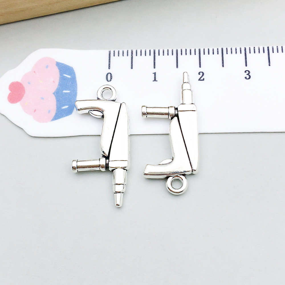 9:1 ancient silver impact drill 7*27mm