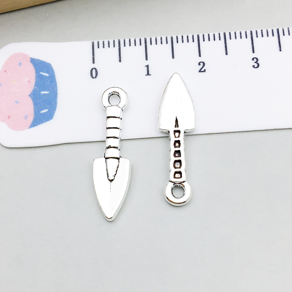 11:1 ancient silver shovel 6*25mm