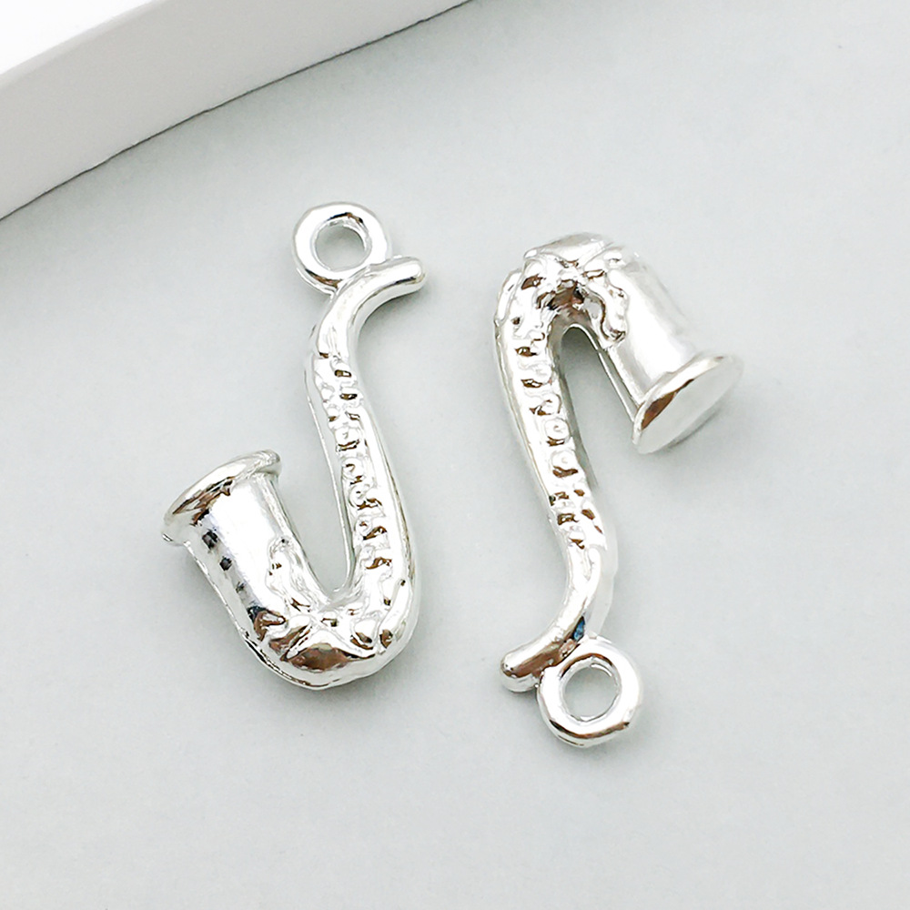 20:1 bright silver saxophone 16*24mm