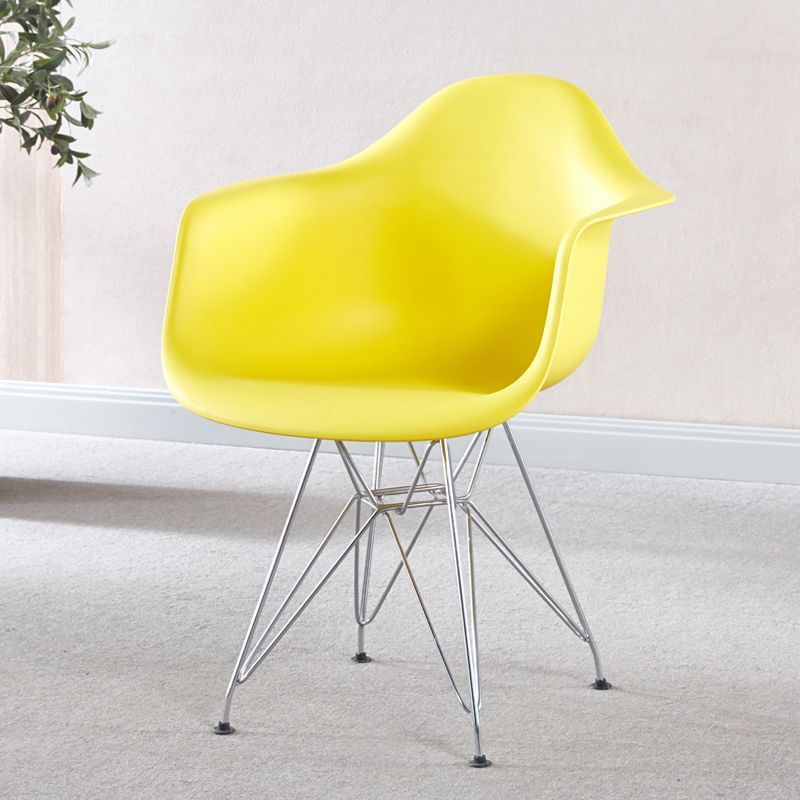 Electroplated silver leg yellow