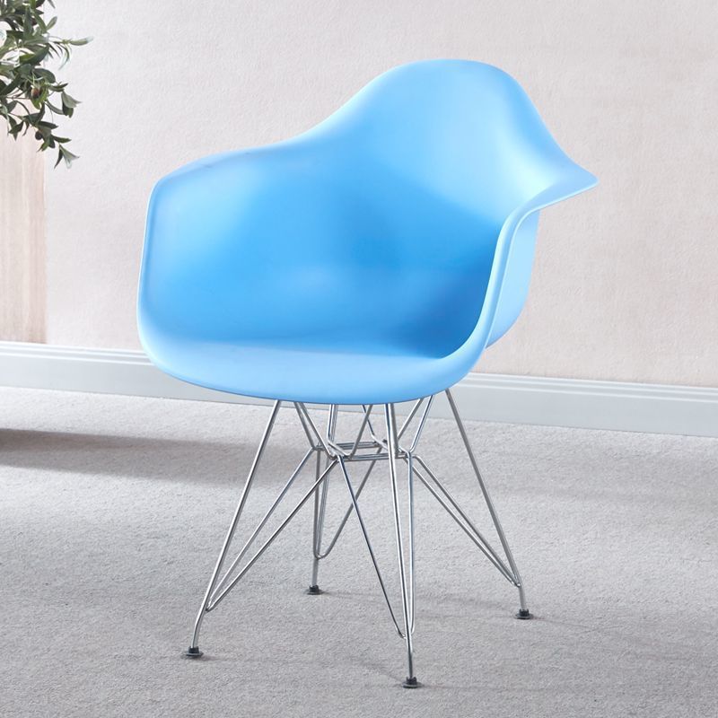 Electroplated silver leg blue