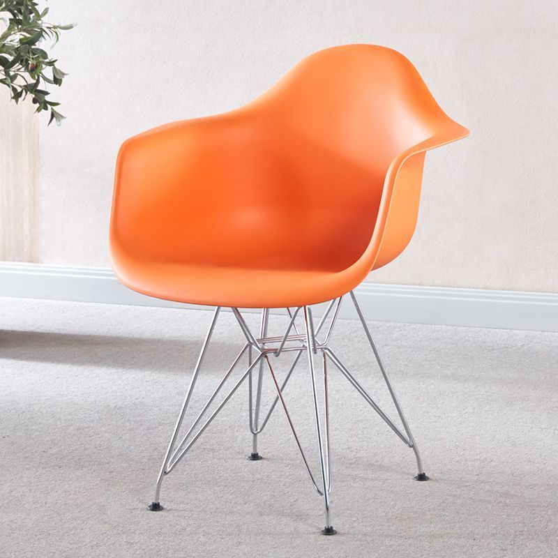 Electroplated silver leg orange