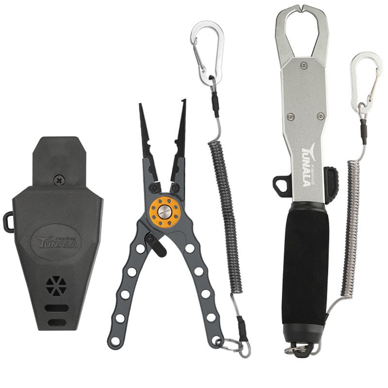 Upgraded self-locking model (all gray)  074 fish controller gray