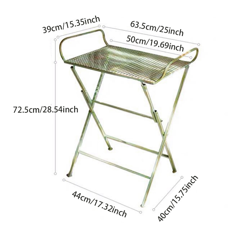 Folding table green