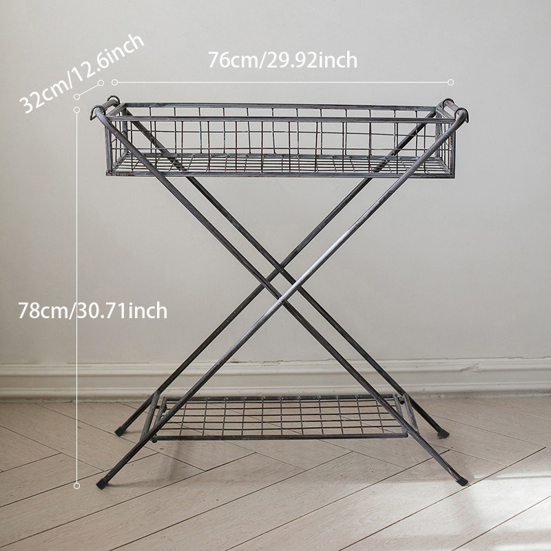 Double layer cross large retro color