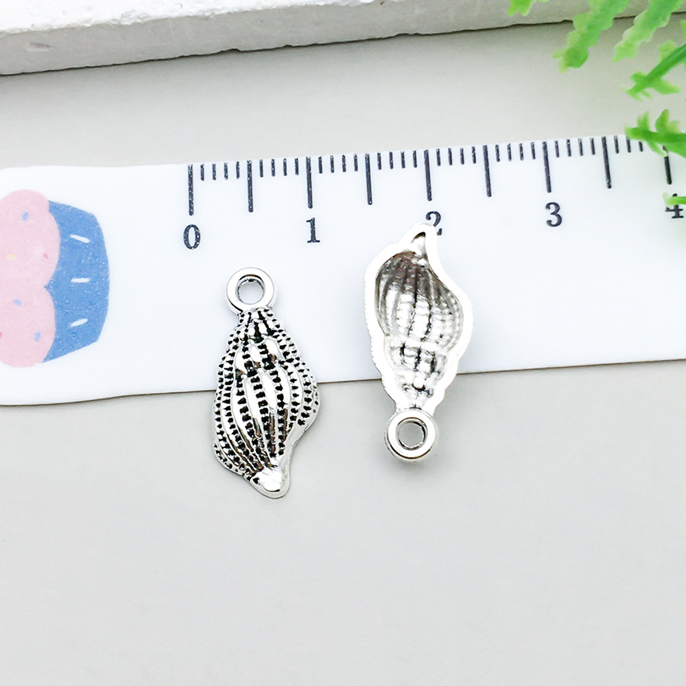 13:1 ancient silver conch 10*20mm-0.9g-11188