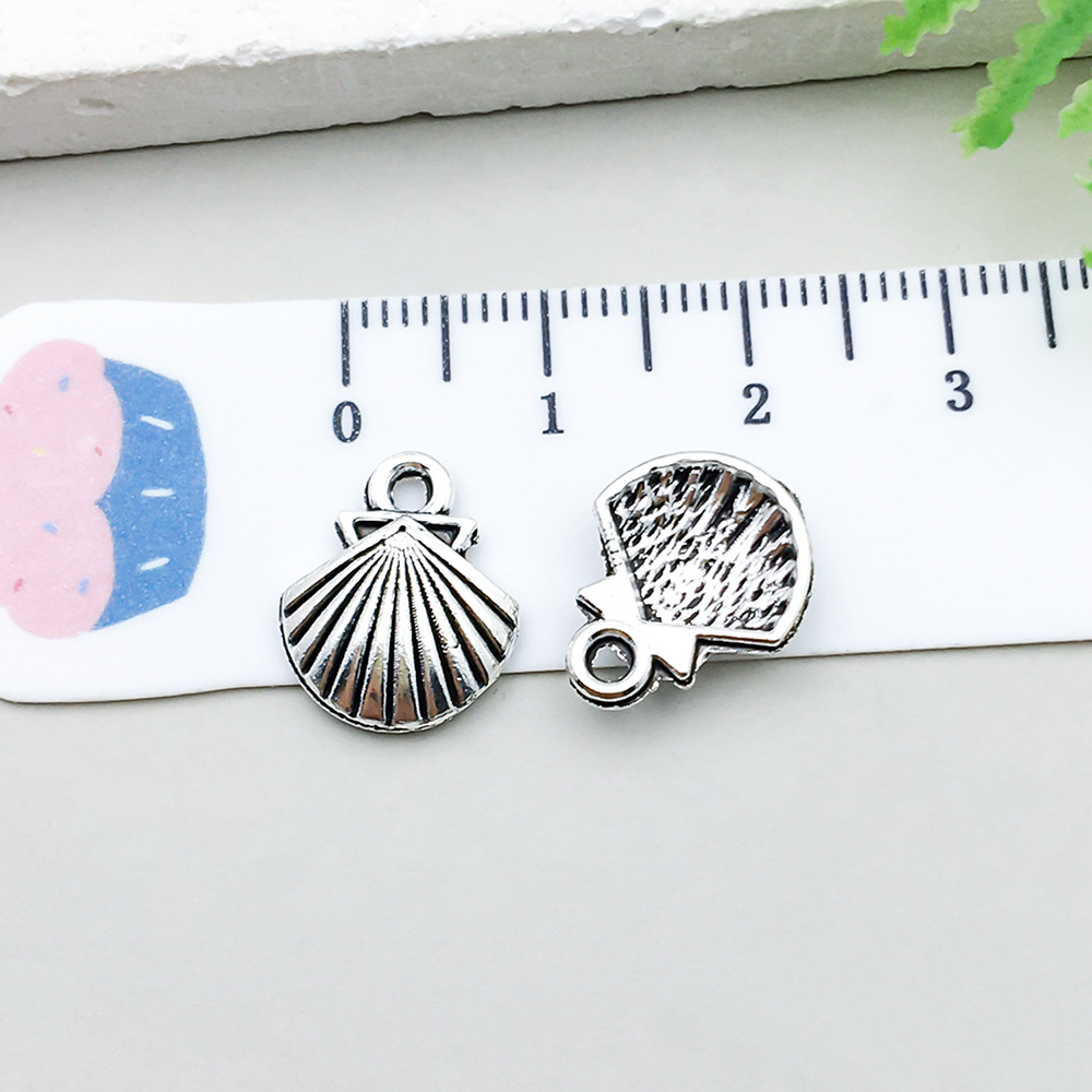 16:1 ancient silver shell 11*14mm-0.8g-11303