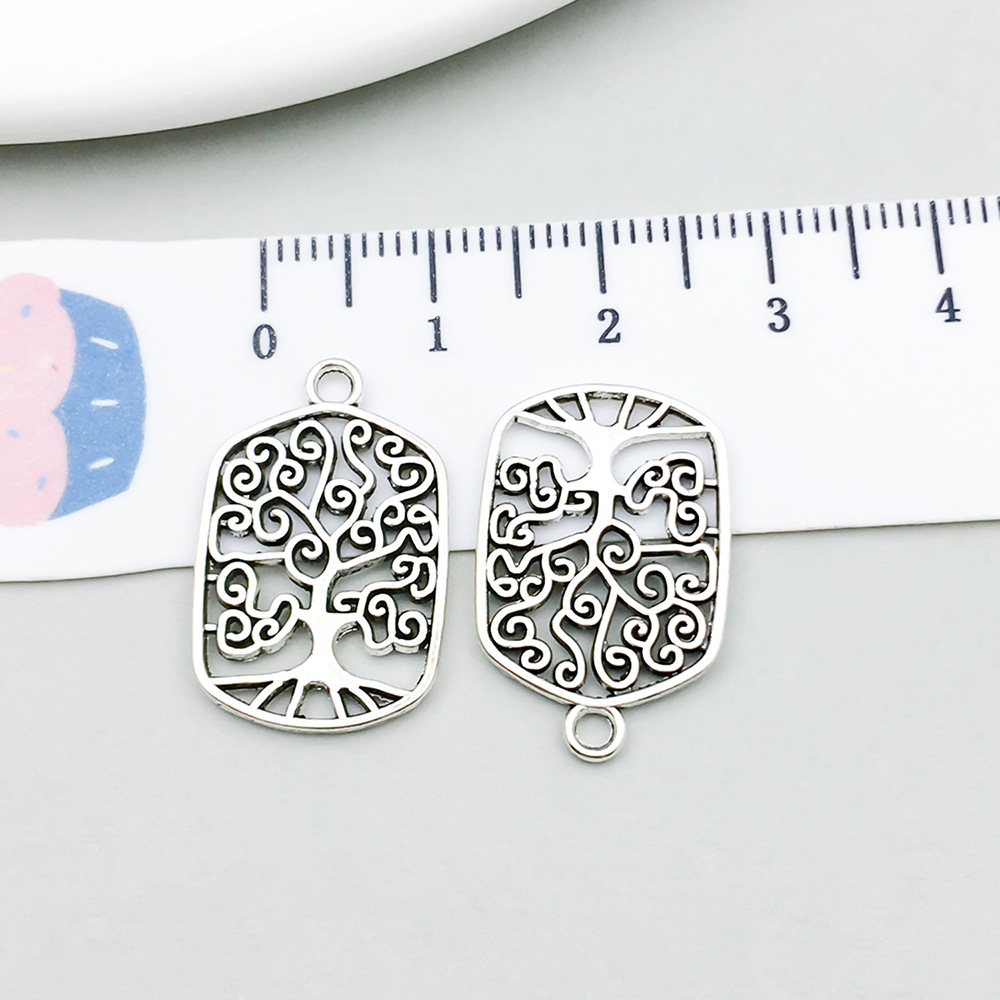 6:1 ancient silver tree of life 15*22mm-
