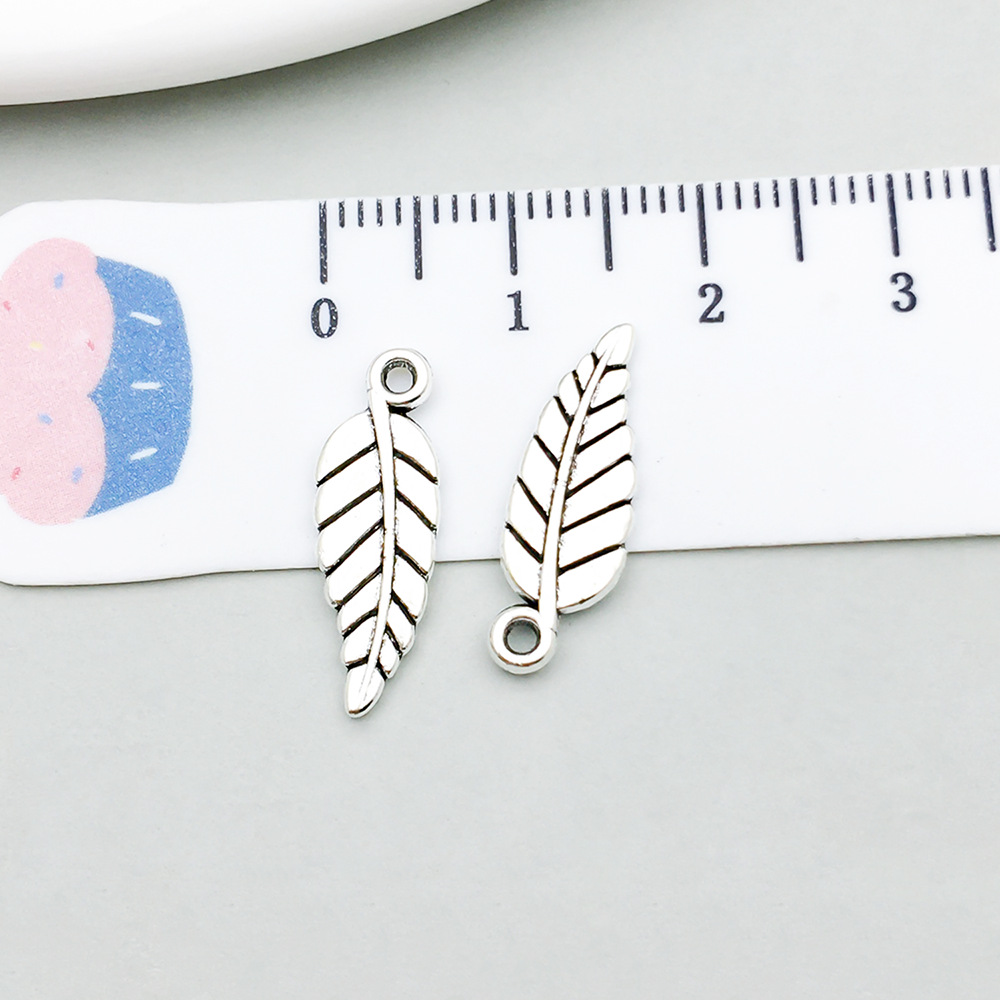 11:1 ancient silver leaf 7*20mm