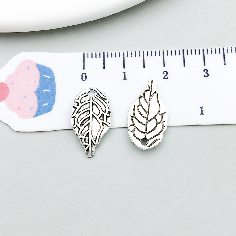 13:1 ancient silver leaf 8*16mm-