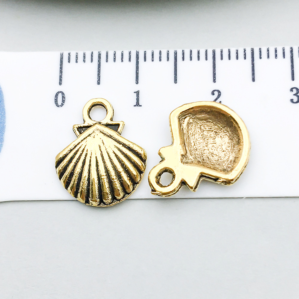 3:1 ancient gold shell 13*11mm--11082