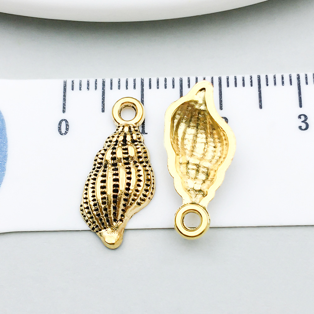 9:1 ancient gold conch 19*9mm--20733