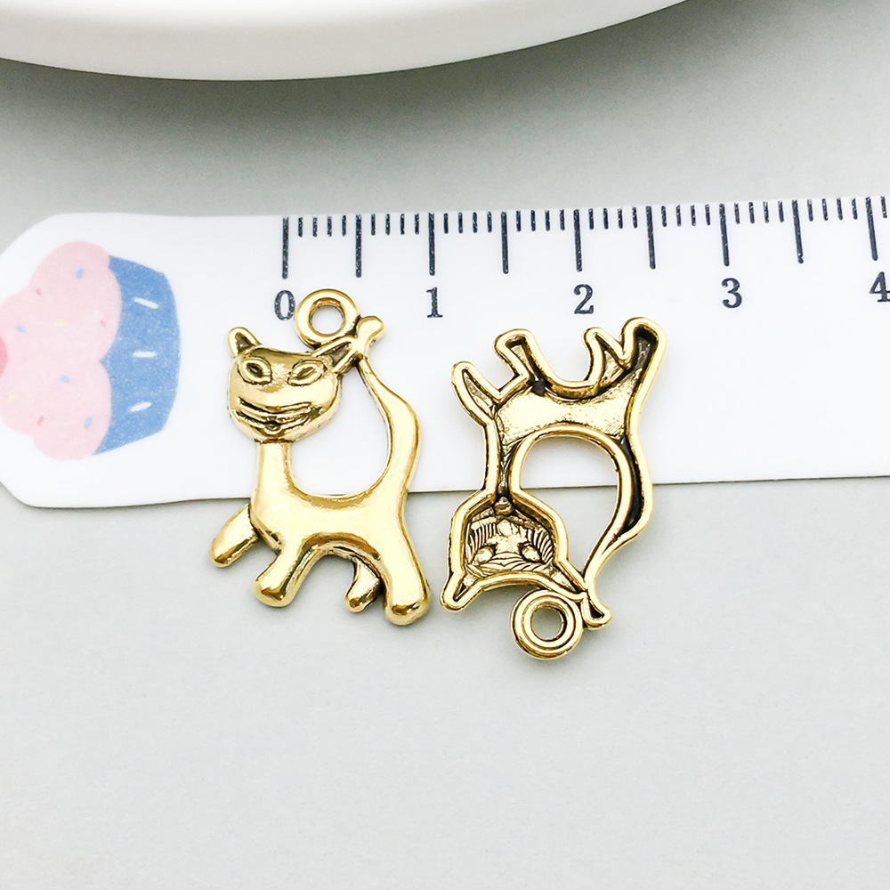 16:1 ancient gold cat 22*14mm-1.2g-20599